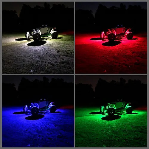 (UTV) - RGB+W Standard Rock Light Kit