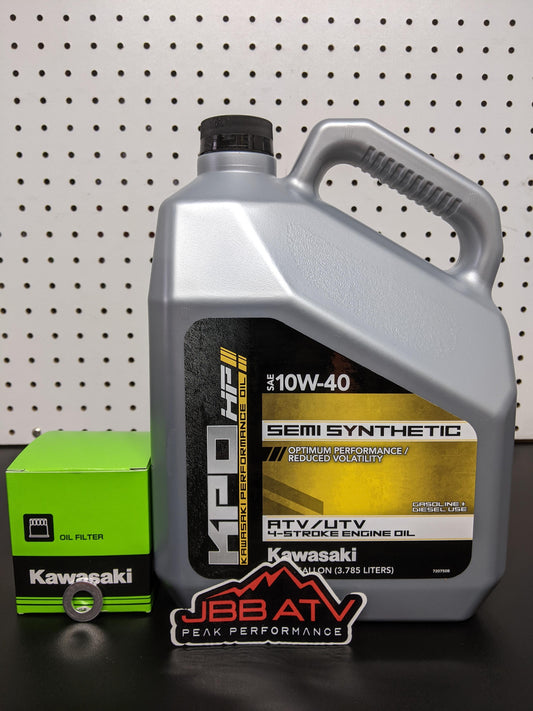 TERYX OR KRX ENGINE OIL CHANGE KIT – KAWASAKI SEMI-SYNTHETIC