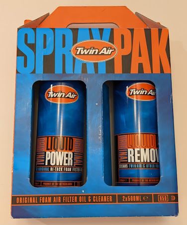 TWIN AIR FILTER OIL AND CLEANER COMBO PACK